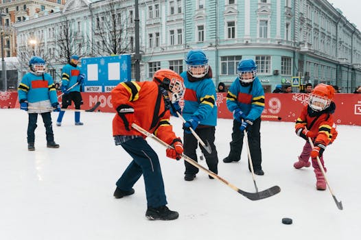 legendary hockey players on the ice