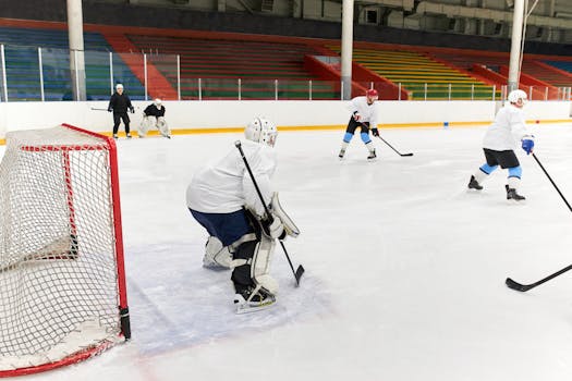 Players practicing teamwork drills