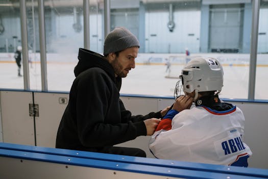 hockey practice with kids in Toronto